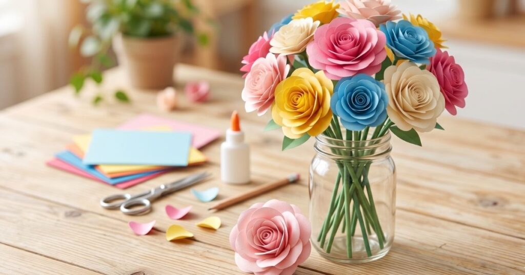 How to Make Paper Flowers Step by Step