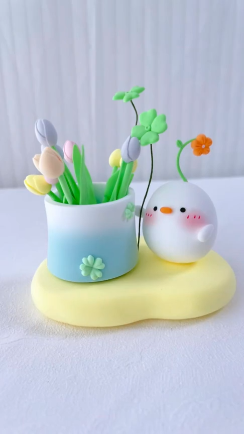 Tulip Storage Box Clay